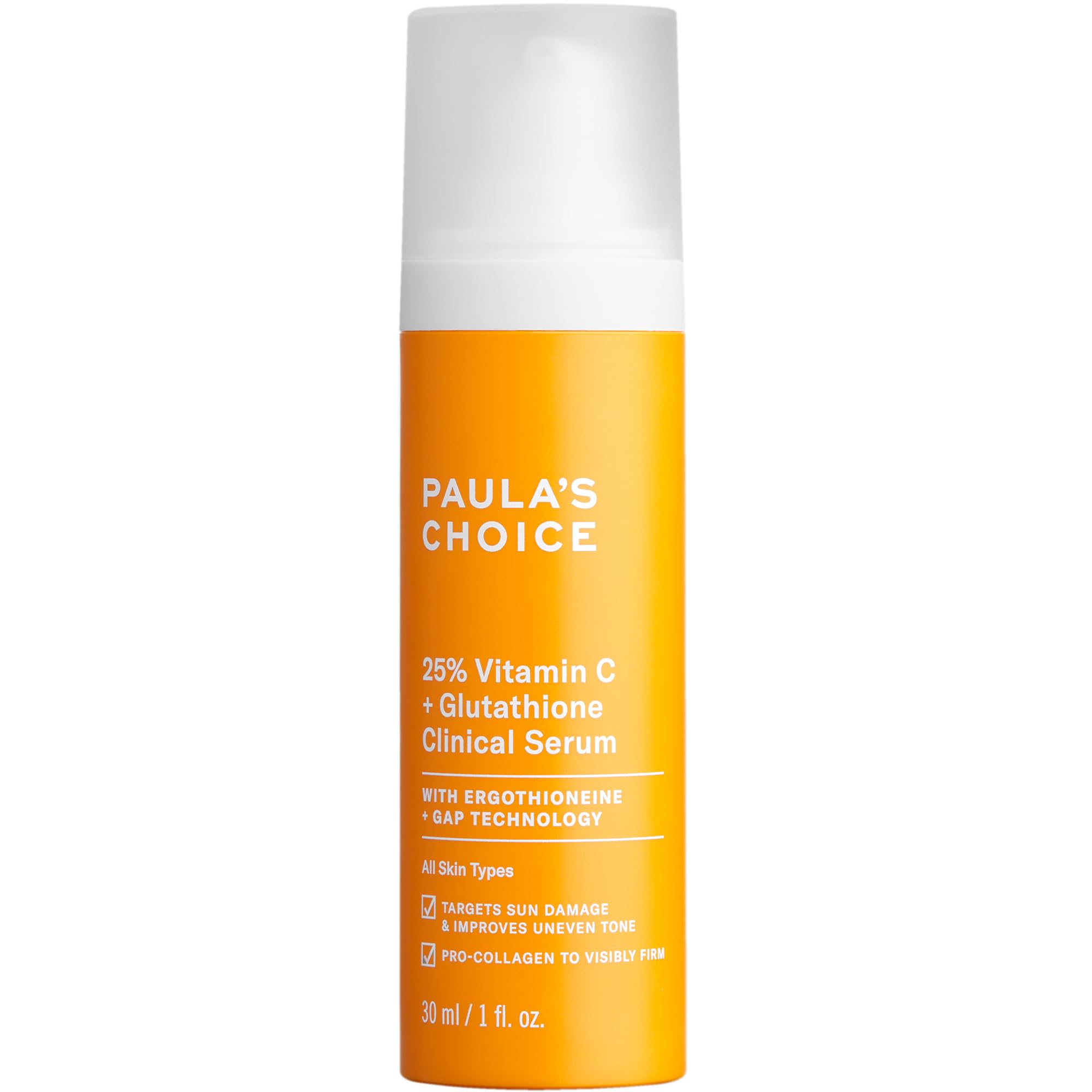 Сыворотка с 25% витамина С и глутатионом Paula's Choice 25% vitamin C + glutathione clinical, 30 мл